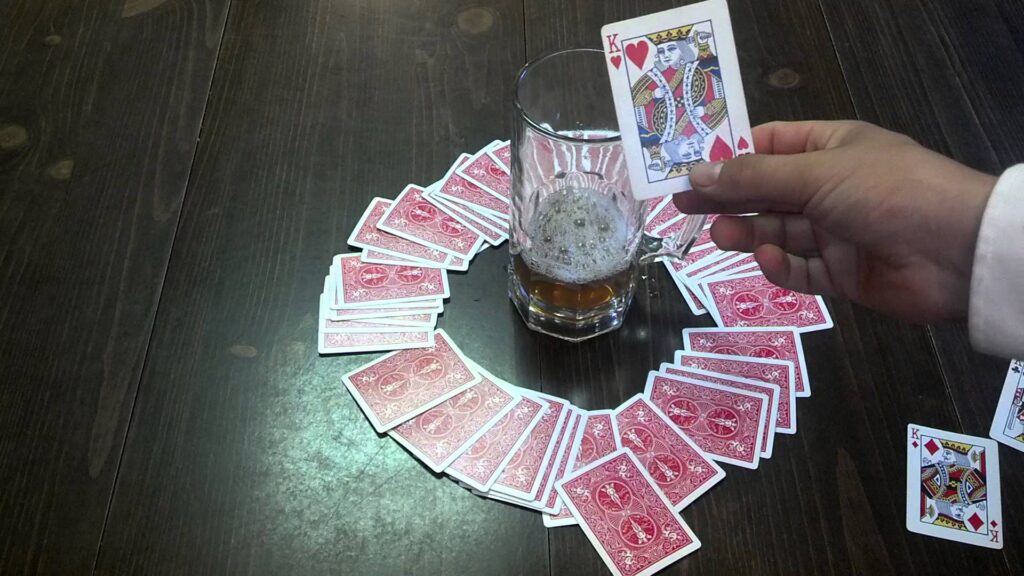 Règles Palmier (Cercle), le jeu d'alcool avec cartes